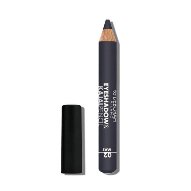 Deborah Blending Matt – Eyeshadow & Kajal Eyeliner 2-in-1 for Women, 2, Grey, 2 g Tester