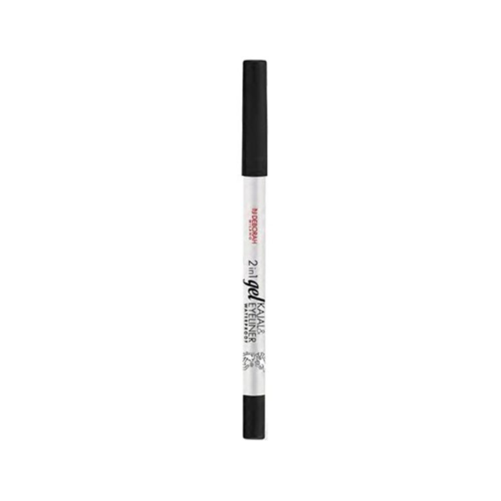 Deborah Waterproof – Eyeshadow & Kajal Eyeliner 2-in-1 for Women, Black