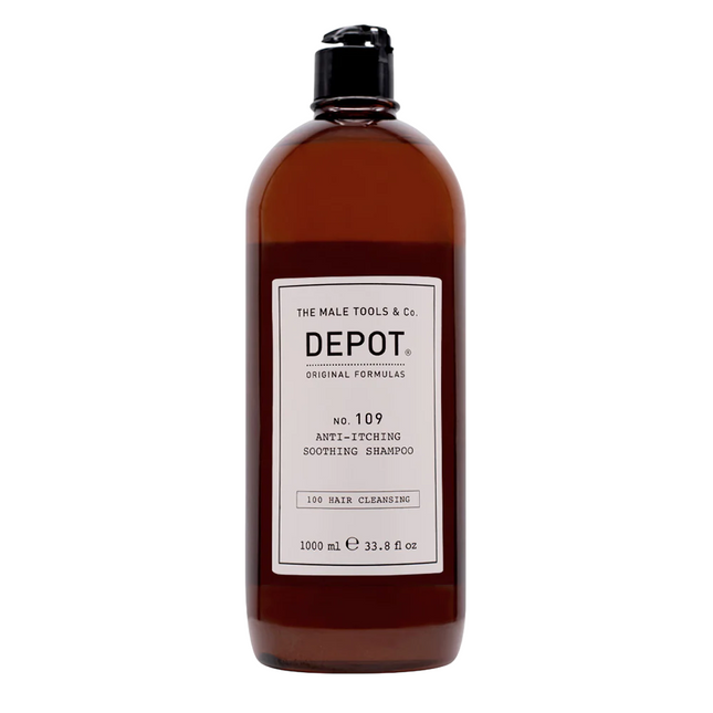 Depot 100 Hair Cleansing No. 109 – Hair Shampoo for Men, Anti-Itching, 1000 ml