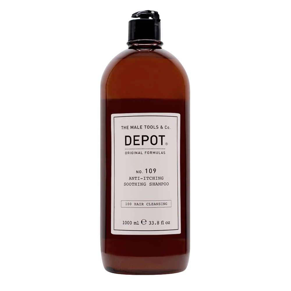 Depot 100 Hair Cleansing No. 109 – Hair Shampoo for Men, Anti-Itching, 1000 ml