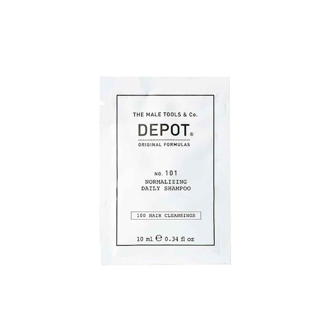 Depot 100 Hair Cleansing No. 101 Botanical Complex – Hair Shampoo for Men, Normalizing, 10 ml