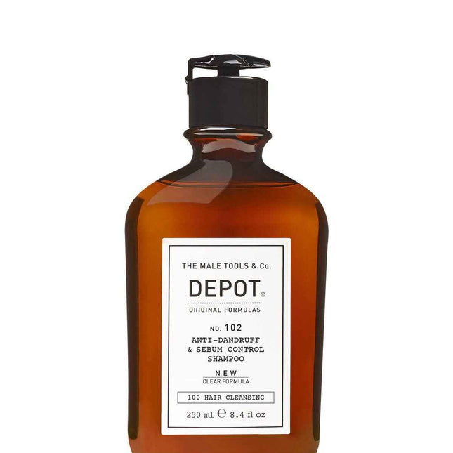 Depot 100 Hair Cleansing No. 102 Botanical Complex – Hair Shampoo for Men, Anti-Dandruff & Sebum Control, 250 ml