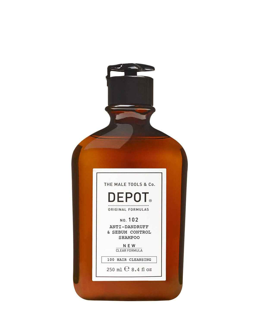 Depot 100 Hair Cleansing No. 102 Botanical Complex – Hair Shampoo for Men, Anti-Dandruff & Sebum Control, 250 ml