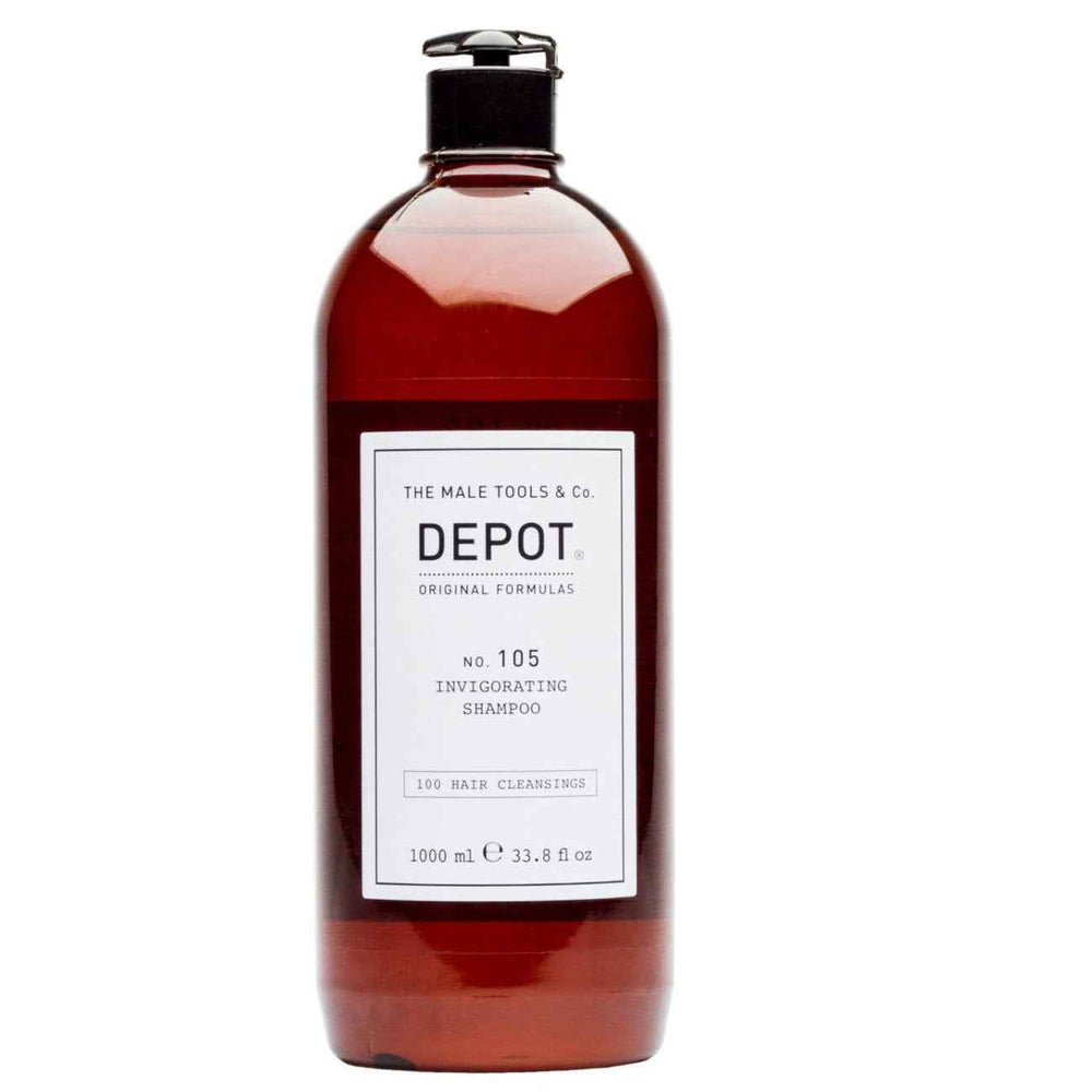 Depot 100 Hair Cleansing No. 105 Multivitamin Complex – Hair Shampoo for Men, Anti-Hair Loss, 1000 ml