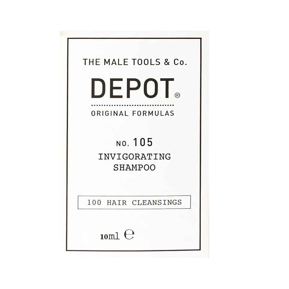 Depot 100 Hair Cleansing No. 105 Multivitamin Complex – Hair Shampoo for Men, Anti-Hair Loss, 10 ml