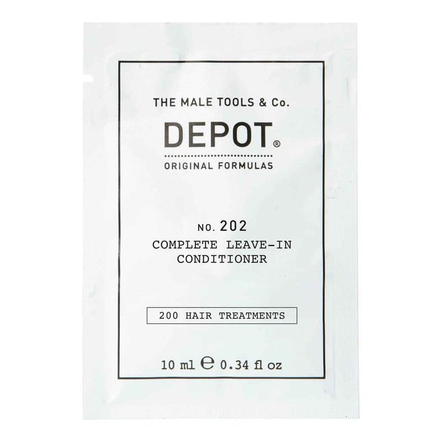 Depot 200 Hair Treatments No. 202 Botanical Complex – Hair Leave-In Conditioner for Men, For Hydration, 10 ml
