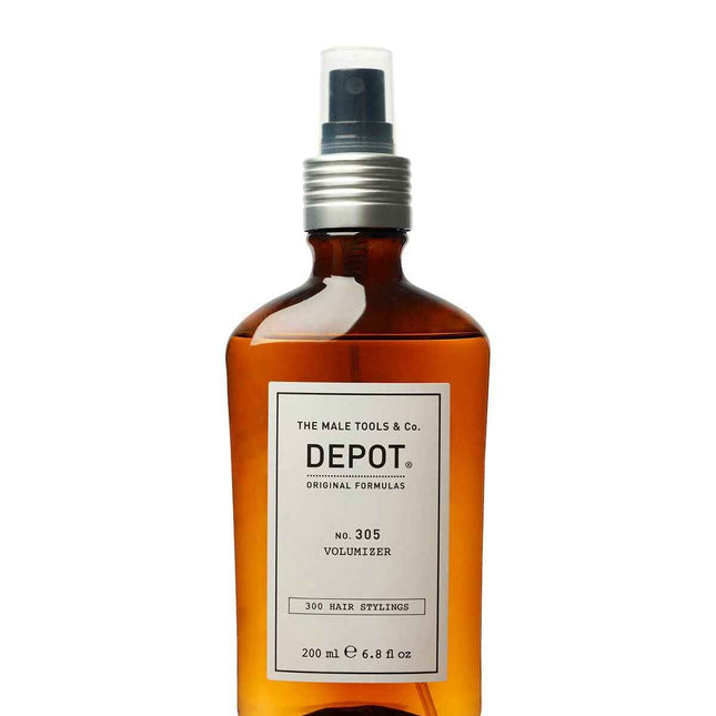 Depot 300 Hair Stylings No. 305 Glycerin – Hair Spray for Men, For Volume & Texture, Soft Hold, 200 ml