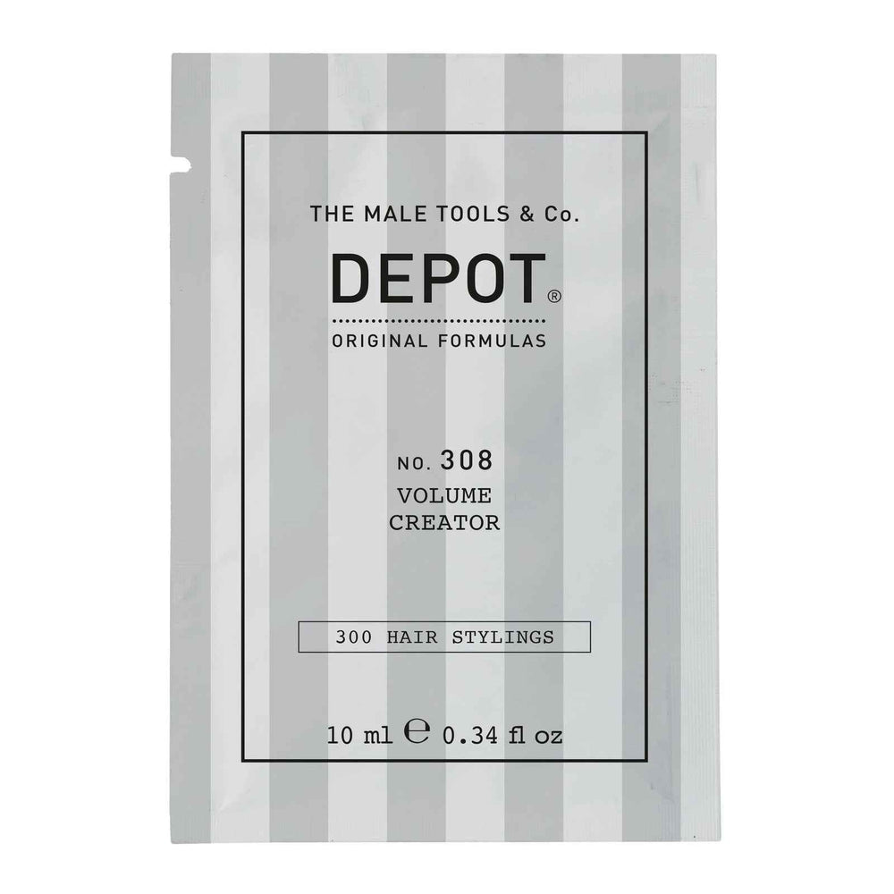 Depot 300 Hair Stylings No. 308 UV Filter – Hair Styling Gel for Men, For Volume, Medium Hold, 10 ml
