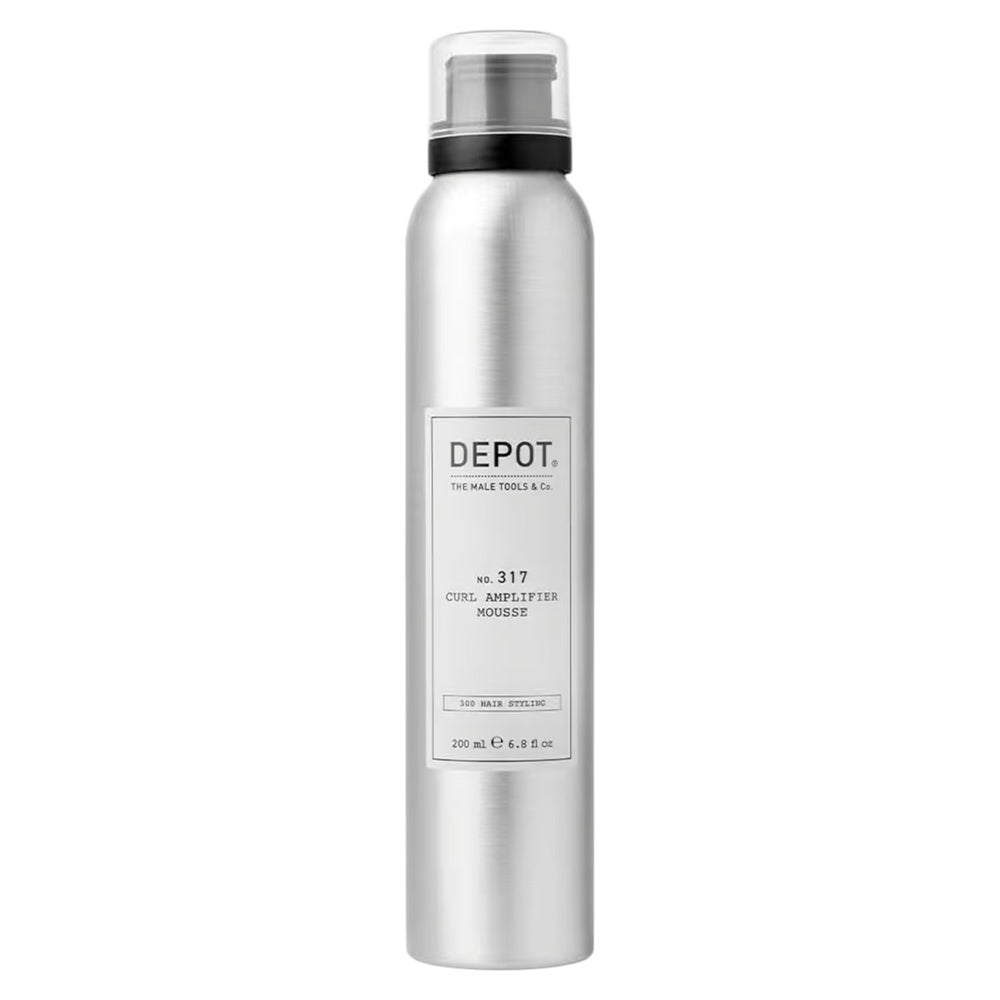 Depot 300 Hair Stylings No. 317 – Hair Styling Mousse for Men, Hydrating, Medium, 200 ml