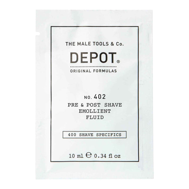 Depot 400 Shave Specifics No. 402 Essential Oils Soothing – Pre & Post Shaving Fluid for Men, 10 ml