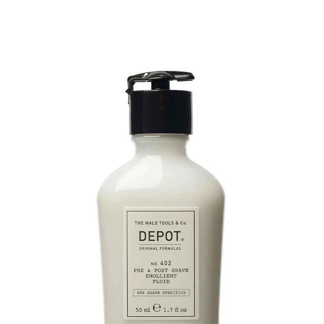 Depot 400 Shave Specifics No. 402 Essential Oils Soothing – Pre & Post Shaving Fluid for Men, 50 ml