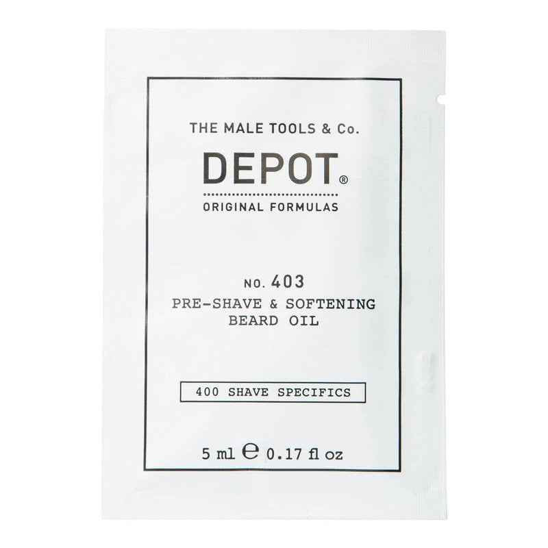 Depot 400 Shave Specifics No. 403 Sweet Almond Softening – Pre-Shaving Oil for Men, 5 ml