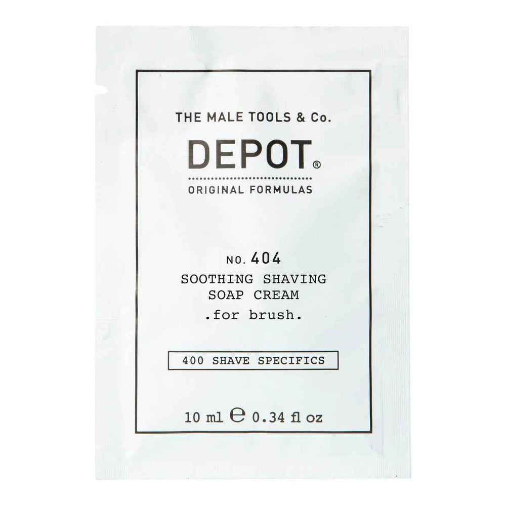 Depot 400 Shave Specifics No. 404 Allantoin Soothing – Shaving Soap Cream for Men, 10 ml