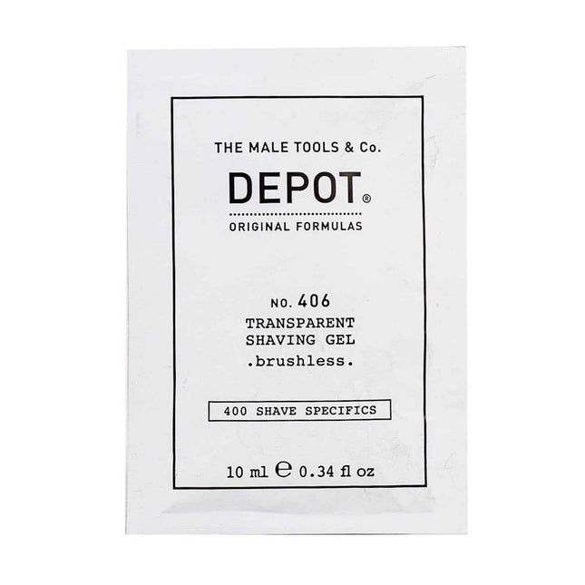 Depot 400 Shave Specifics No. 406 Menthol Softening & Refreshing – Shaving Gel for Men, 10 ml