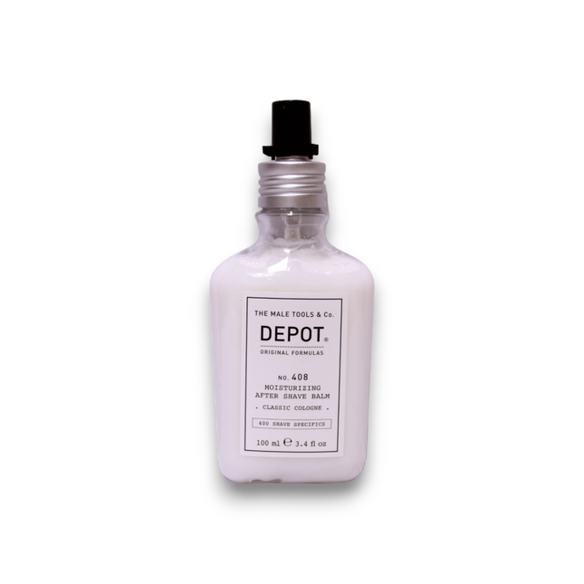 Depot 400 Shave Specifics No. 408 Classic Cologne Moisturizing – Aftershave Balm for Men, 100 ml