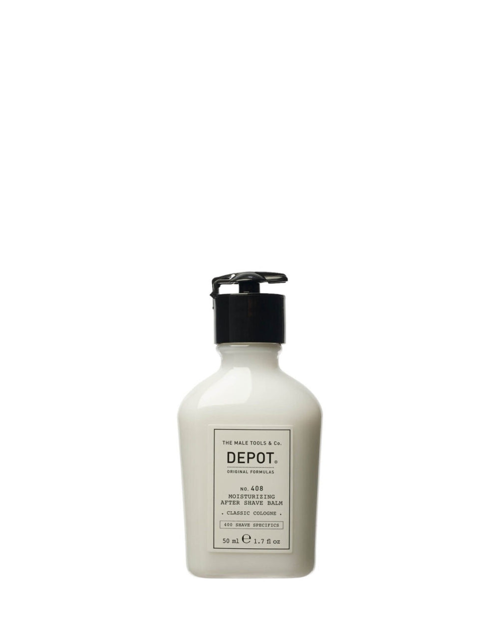 Depot 400 Shave Specifics No. 408 Classic Cologne Moisturizing – Aftershave Balm for Men, 50 ml