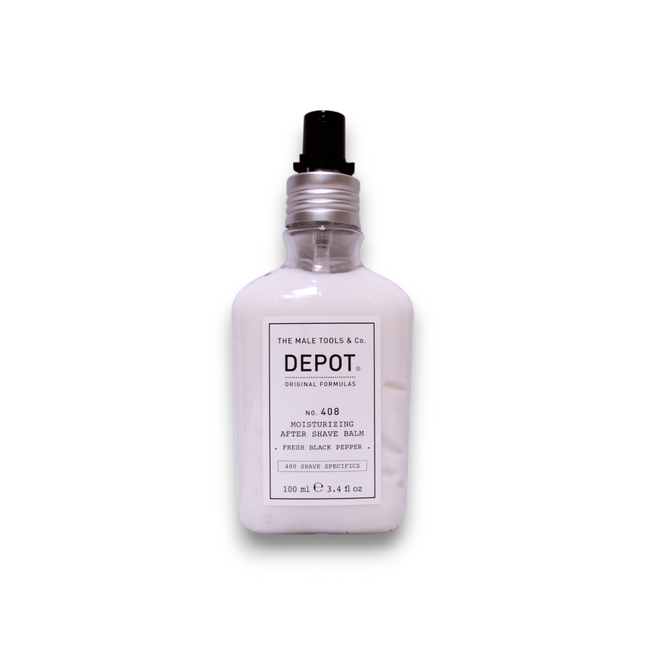 Depot 400 Shave Specifics No. 408 Fresh Black Pepper Moisturizing – Aftershave Balm for Men, 100 ml