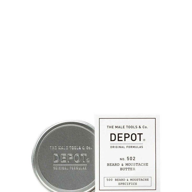 Depot 500 Beard & Mustache Specifics No. 502 Argan Oil – Beard & Moustache Butter for Men, Nourishing & Softening, 30 ml