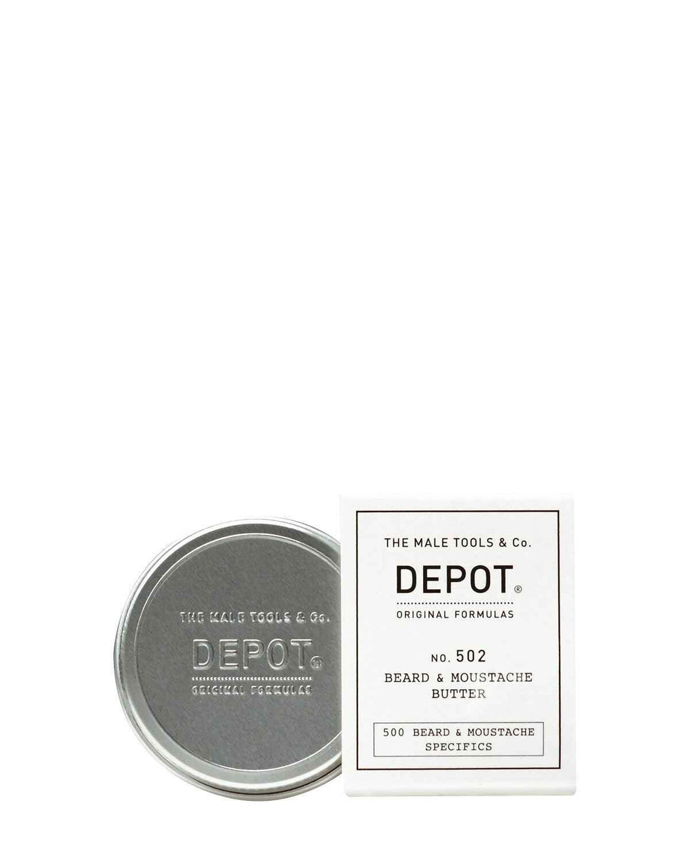Depot 500 Beard & Mustache Specifics No. 502 Argan Oil – Beard & Moustache Butter for Men, Nourishing & Softening, 30 ml