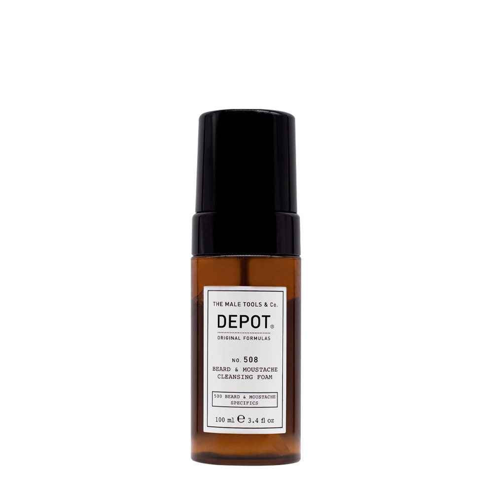Depot 500 Beard & Mustache Specifics No. 508 – Beard Foam for Men, For Cleansing, 100 ml
