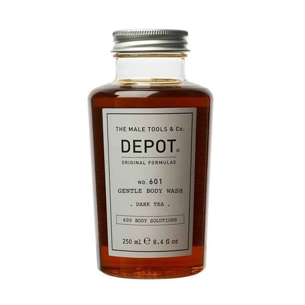 Depot 600 Body Solutions No. 601 Botanical Complex Cleansing Dark Tea – Body Wash for Men, 250 ml