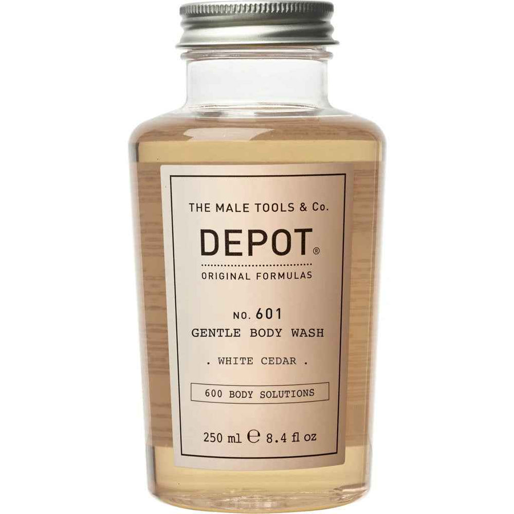 Depot 600 Body Solutions No. 601 Botanical Complex Cleansing White Cedar – Body Wash for Men, 250 ml