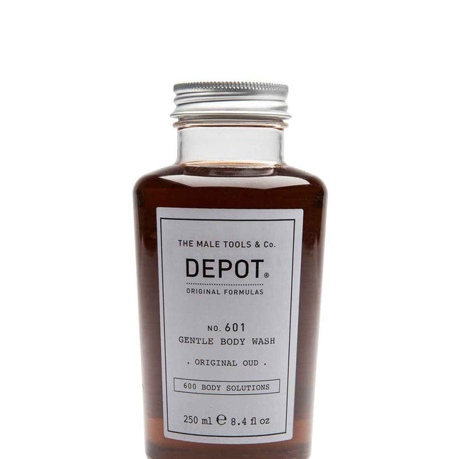 Depot 600 Body Solutions No. 601 Botanical Complex Cleansing Original Oud – Body Wash for Men, 250 ml