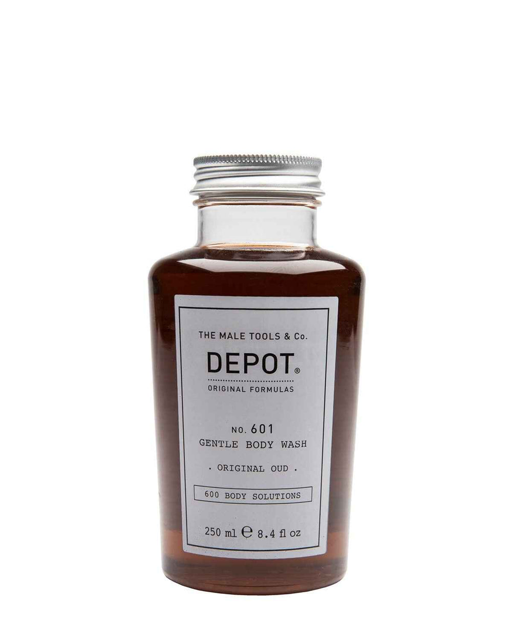 Depot 600 Body Solutions No. 601 Botanical Complex Cleansing Original Oud – Body Wash for Men, 250 ml