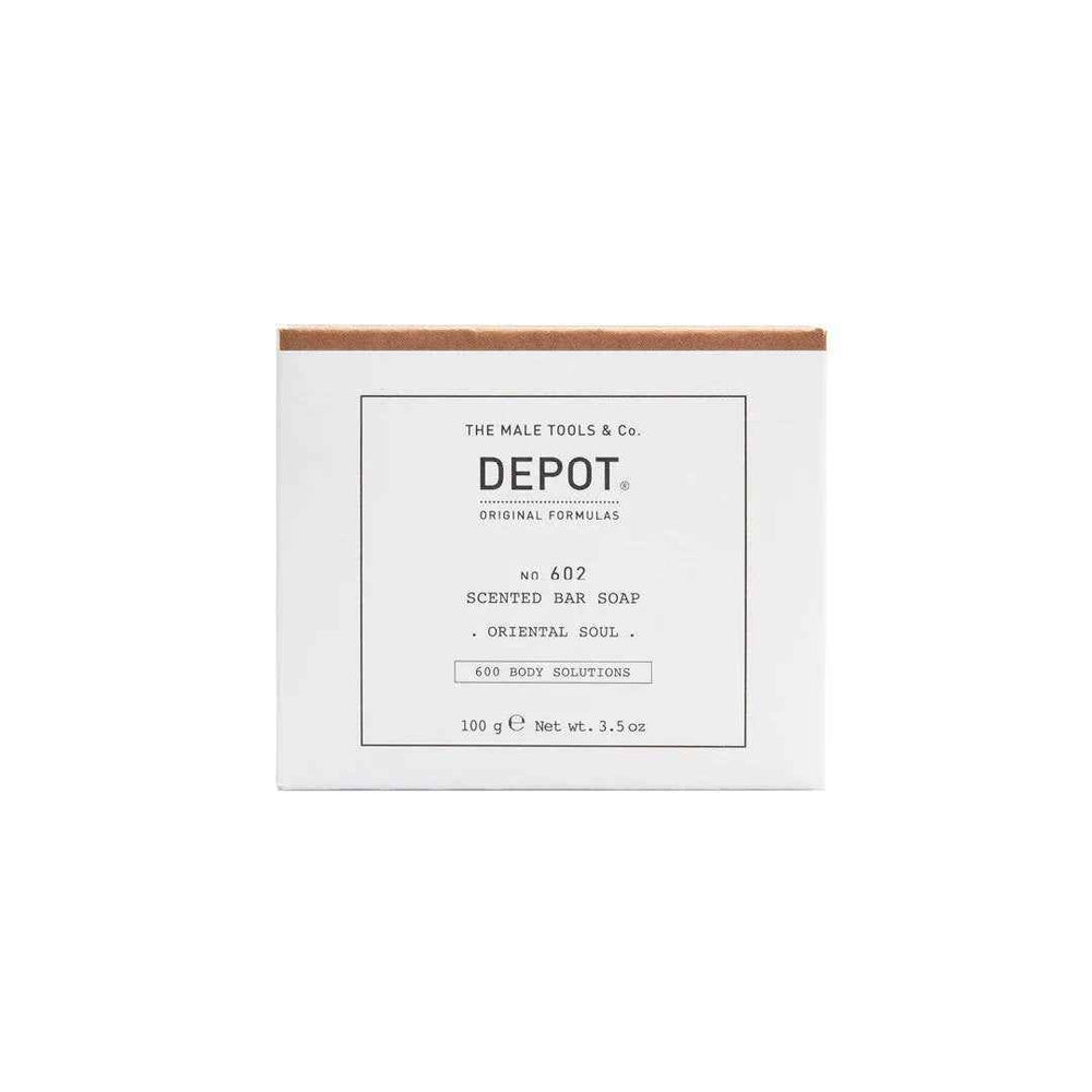 Depot 600 Body Solutions No. 602 Botanical Complex Cleansing Oriental Soul – Scented Soap Bar for Men, 100 g