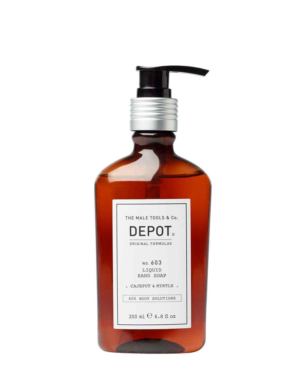 Depot 600 Body Solutions No. 603 Cajeput & Myrtle Sorbitol Cleansing – Liquid Soap for Men, For Hands, 200 ml