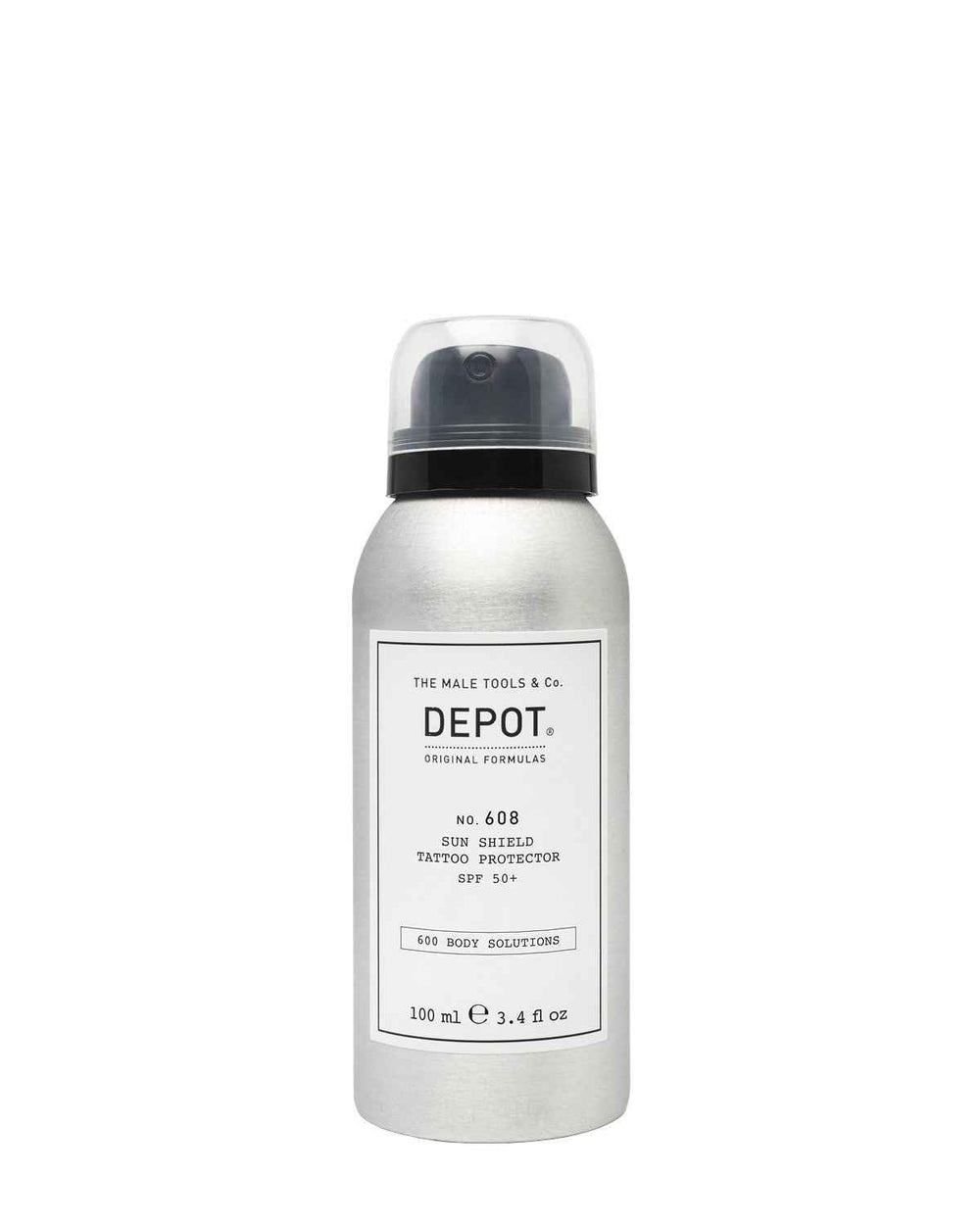 Depot 600 Body Solutions No. 608 Sun Protection – Sunscreen Spray for Men, SPF 50+, 100 ml