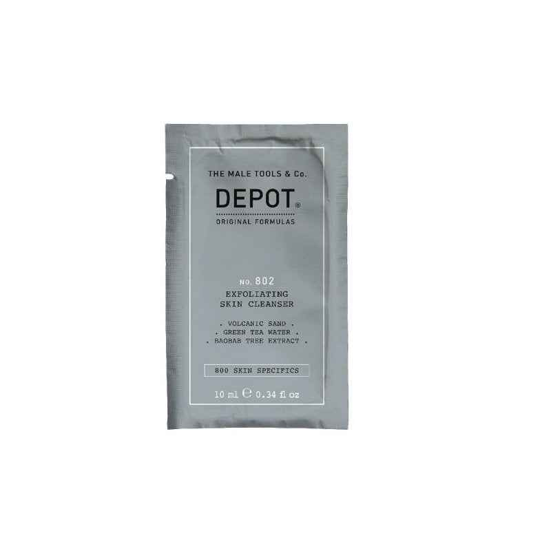 Depot 800 Skin Specifics No. 802 Volcanic Sand – Exfoliating Cleanser for Men, 10 ml