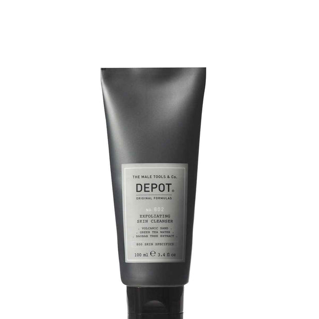 Depot 800 Skin Specifics No. 802 Volcanic Sand – Exfoliating Cleanser for Men, 100 ml