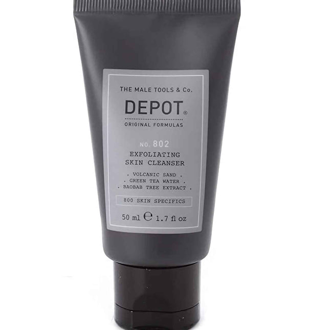 Depot 800 Skin Specifics No. 802 Volcanic Sand – Exfoliating Cleanser for Men, 50 ml