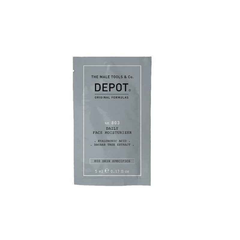 Depot 800 Skin Specifics No. 803 Hyaluronic Acid Moisturizing Day – Cream for Men, For Face & Neck, 5 ml