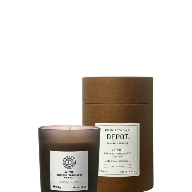 Depot 900 Scents No. 901 Mystic Amber – Scented Candle for Men, 160 g Tester