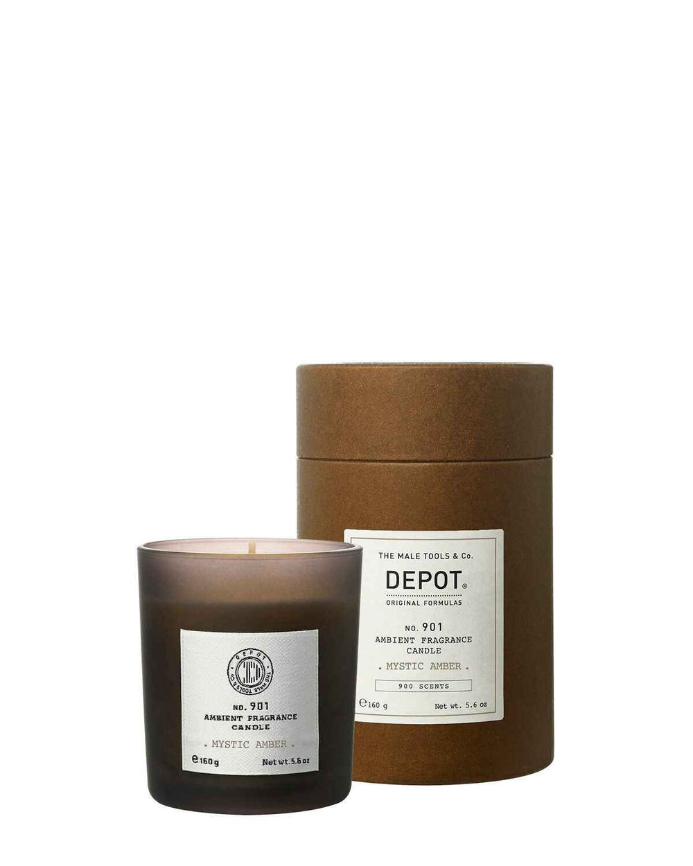Depot 900 Scents No. 901 Mystic Amber – Scented Candle for Men, 160 g Tester