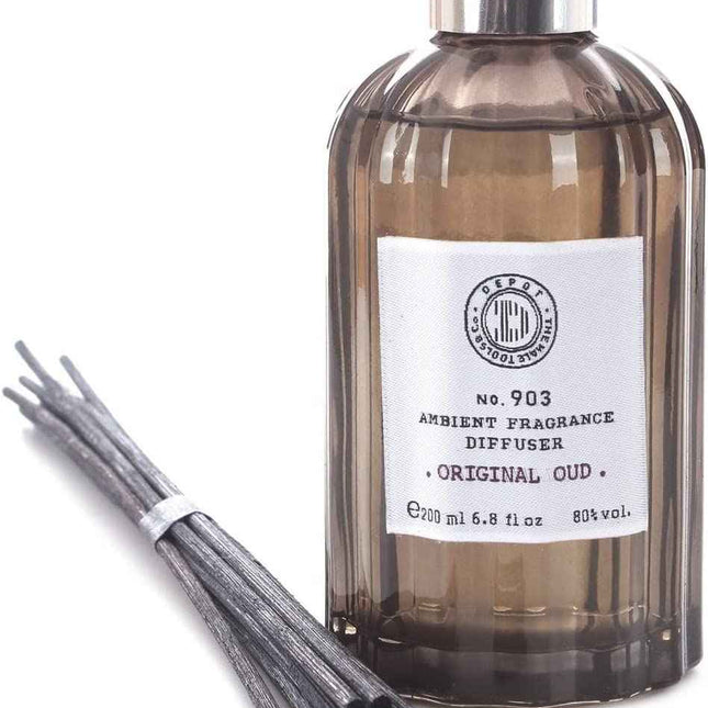 Depot 900 Scents No. 903 Stick Original Oud – Aroma Reed Diffuser for Men, 200 ml