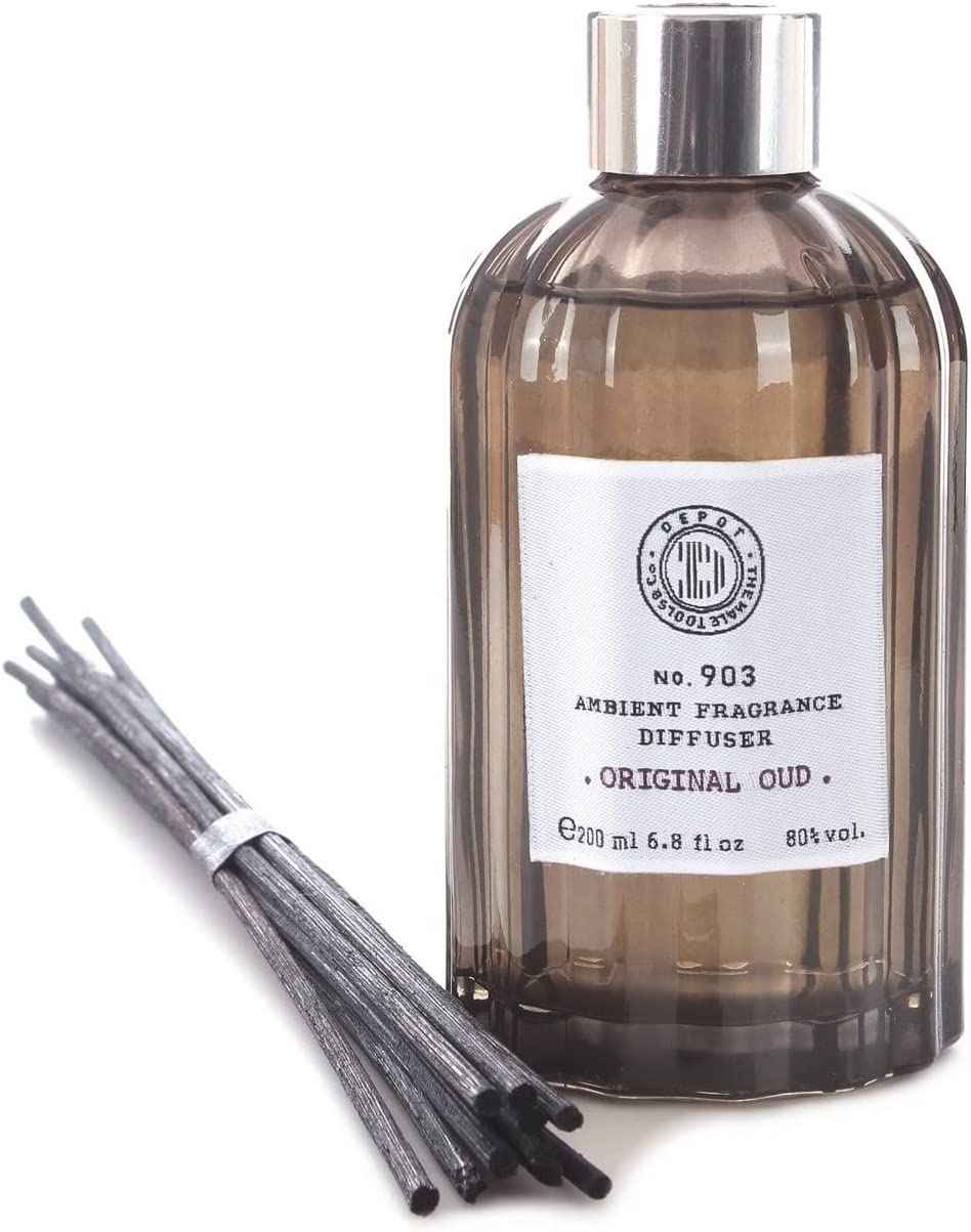 Depot 900 Scents No. 903 Stick Original Oud – Aroma Reed Diffuser for Men, 200 ml