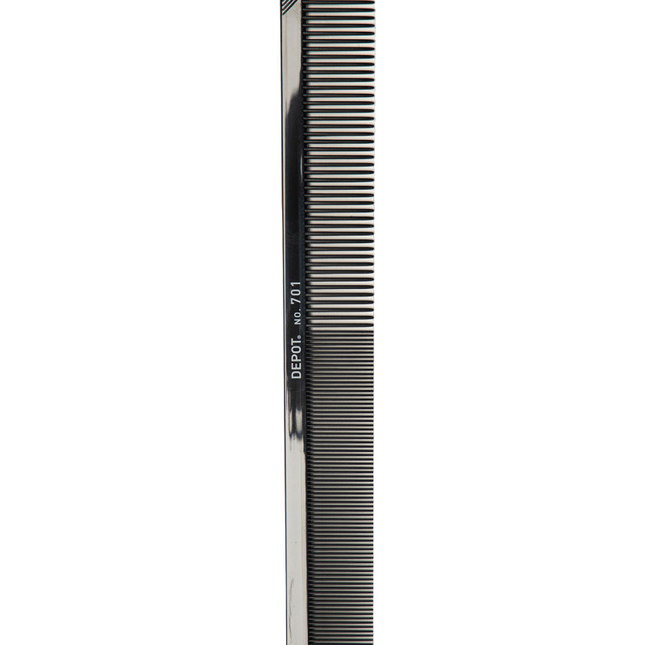 Depot Accessories No. 701 – Hair Plastic Comb for Men, Black