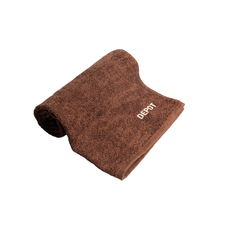 Depot Accessories No. 715 – Salon Textile Towel for Women, Brown, 50 x 80 cm