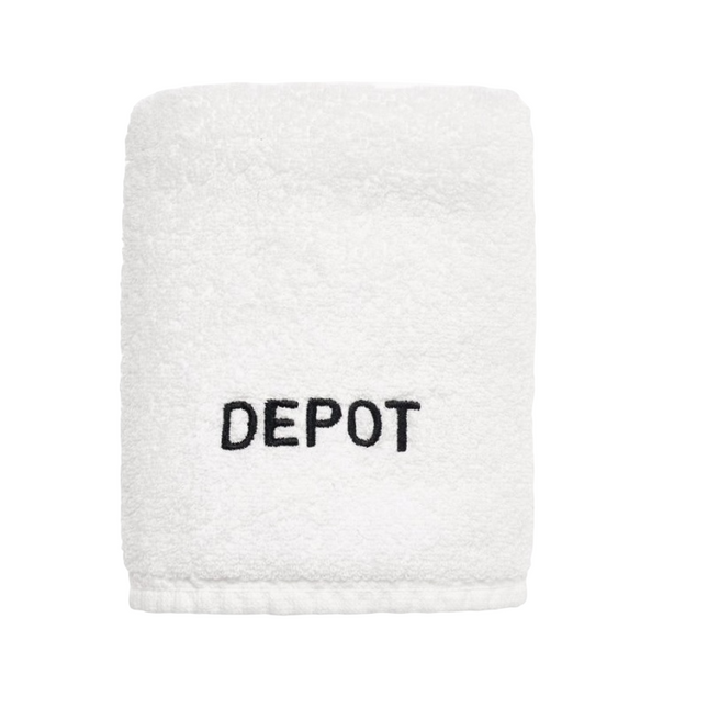 Depot Accessories No. 716 – Salon Textile Towel for Women, White, 40 x 80 cm
