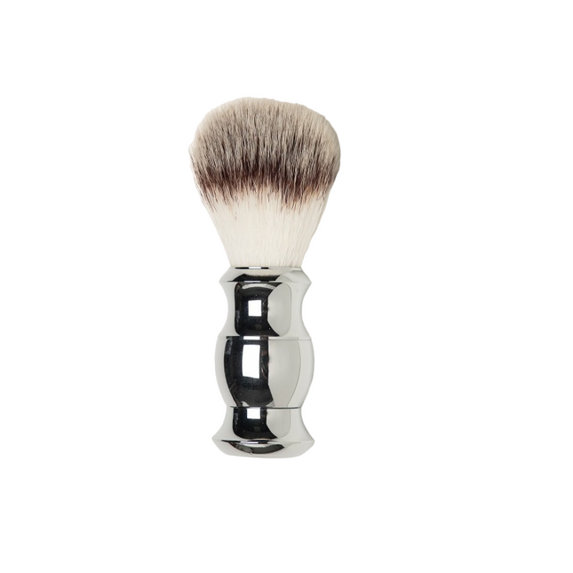 Depot Accessories No. 732 Aluminium – Face Shaving Brush for Men, Silver
