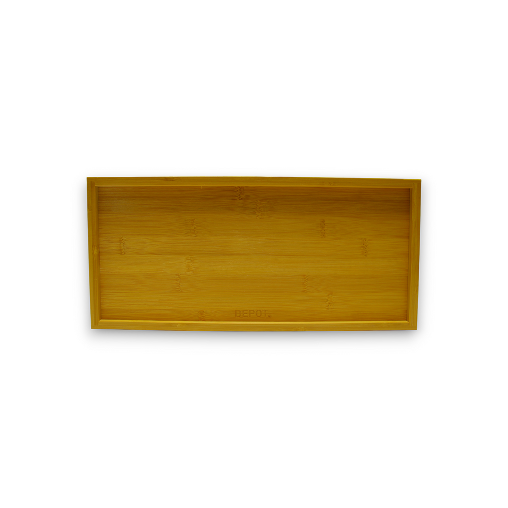 Depot Wooden Display Tray, Light Brown, 19.5 x 9.5 x 4 cm