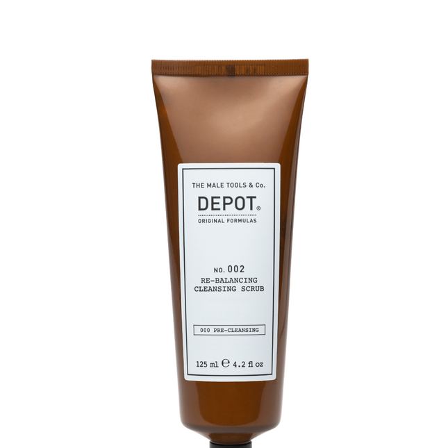 Depot No. 002 Re-Balancing – Scalp Scrub for Men, Exfoliates, 125 ml