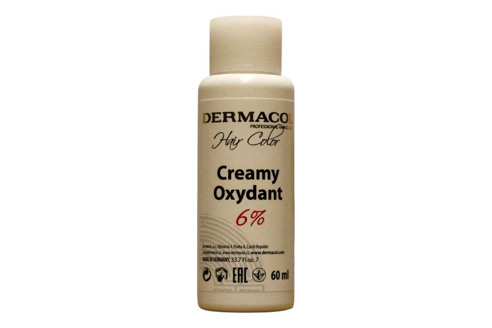 Dermacol Professional Hair Color Bleaching – Hair Oxidant Cream for Women, 6%, 60 ml