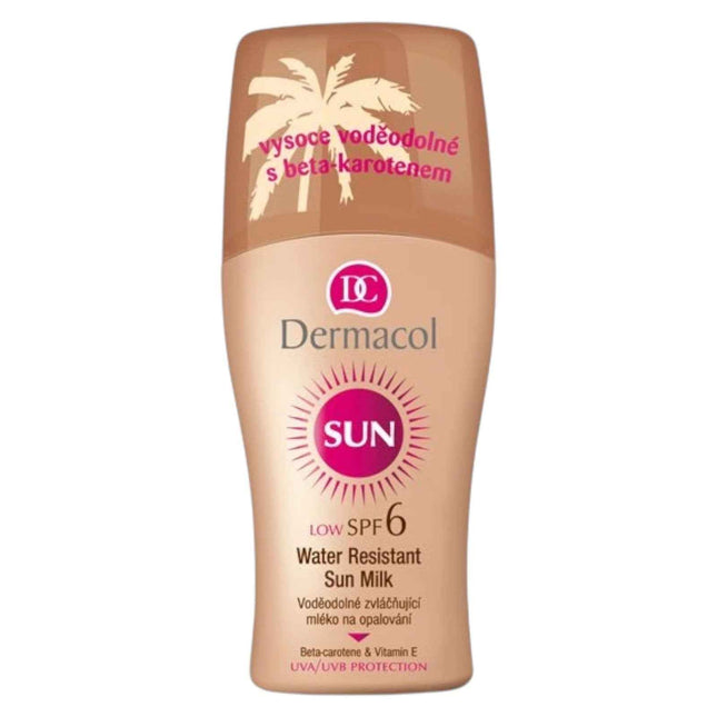 Dermacol Sun Unisex, Water-Resistant, Sunscreen Milk, SPF 6, 200 ml Tester
