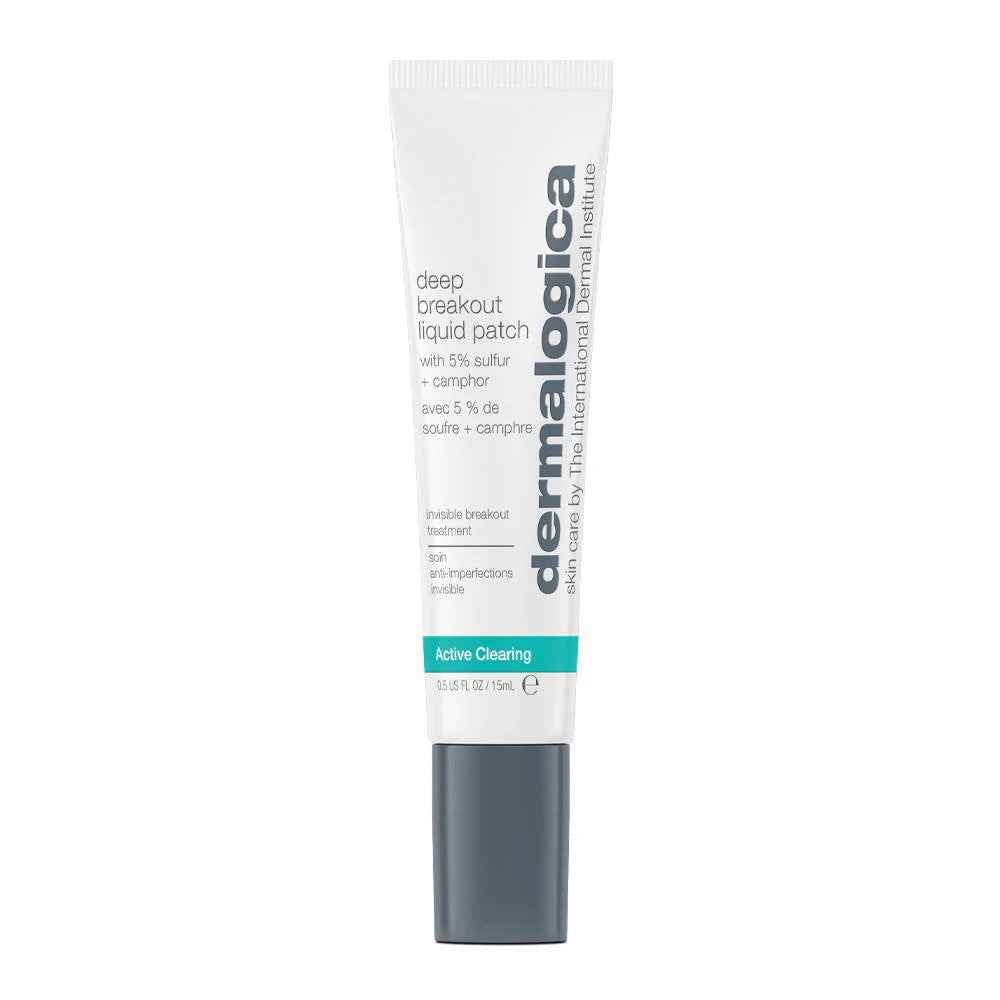 Dermalogica Deep Acne Liquid Patch Sulfur Anti-Acnee – Local Treatment Lotion for Women, For Acne Prone Skin, For Face, 15 ml