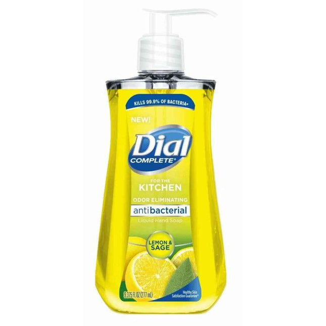 Dial Antibacterial Kitchen Lemon & Sage – Liquid Soap Unisex, For Hands, 221 ml
