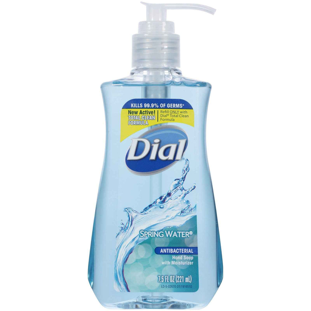 Dial Antibacterial Spring Water – Liquid Soap Unisex, For Hands, 221 ml